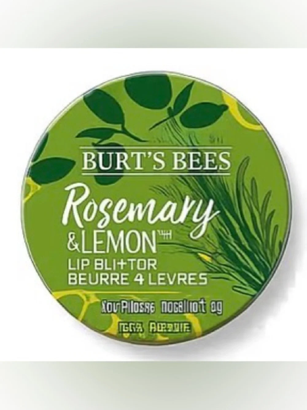Burt's Bees Lip Butter .4oz Tin - Rosemary and Lemon